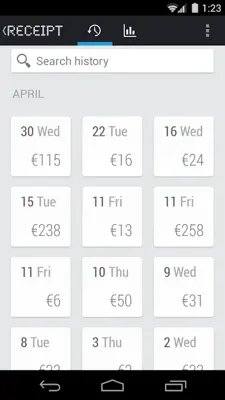 Receipt android App screenshot 5