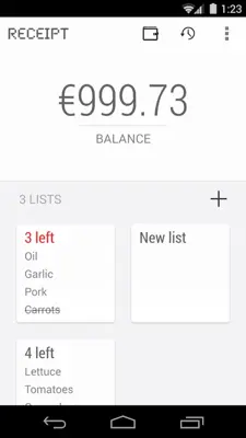Receipt android App screenshot 7